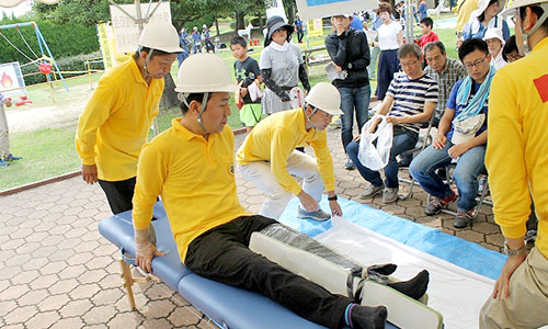 愛知県・春日井市総合防災訓練1