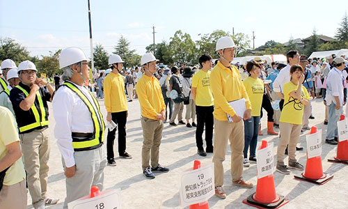 尾張旭市防災訓練1